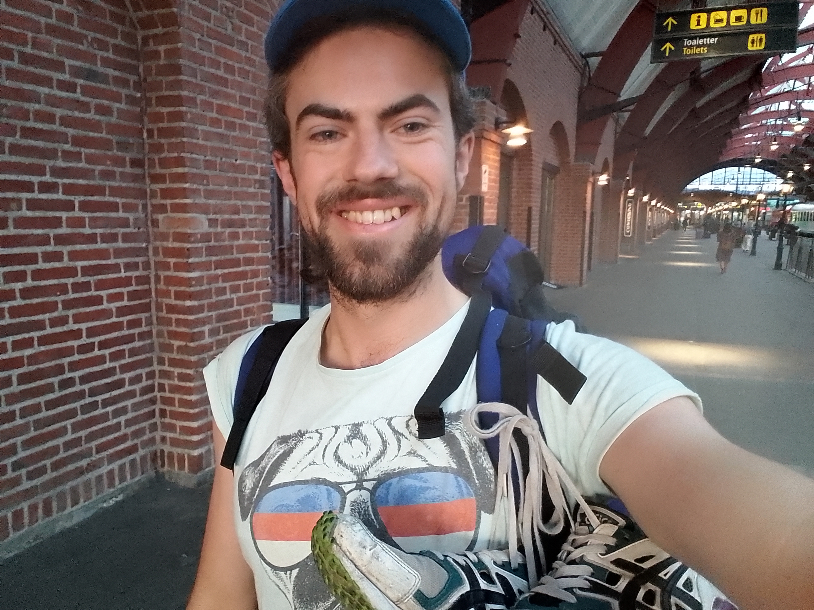 Jag på malmö central