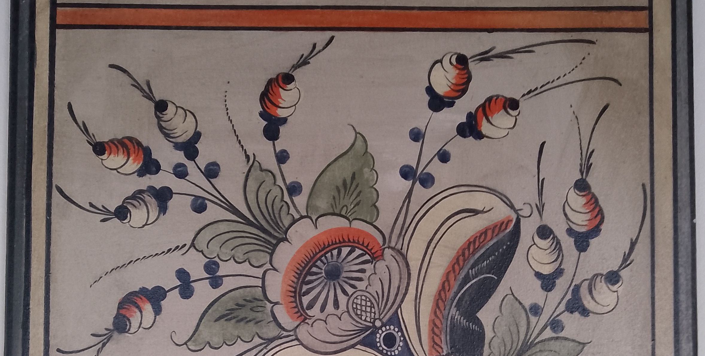 Urklipp av en gammaldags affisch med texten "Jag kommer från Dhalarna"