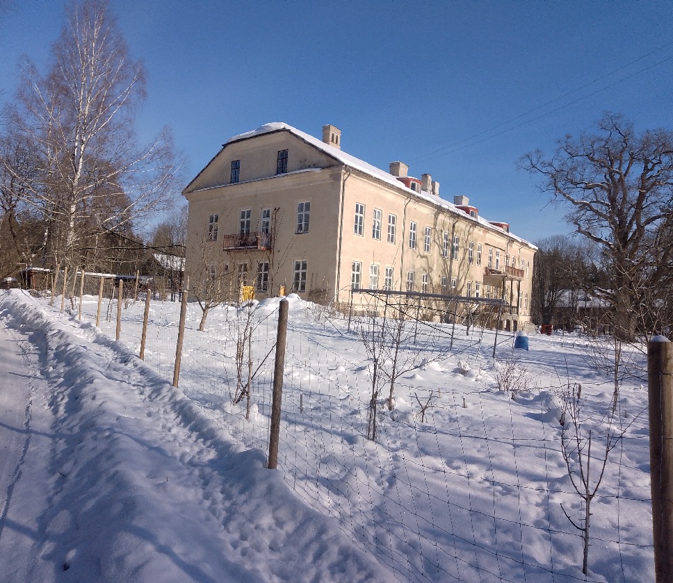 Våran kursgård utanför Falun