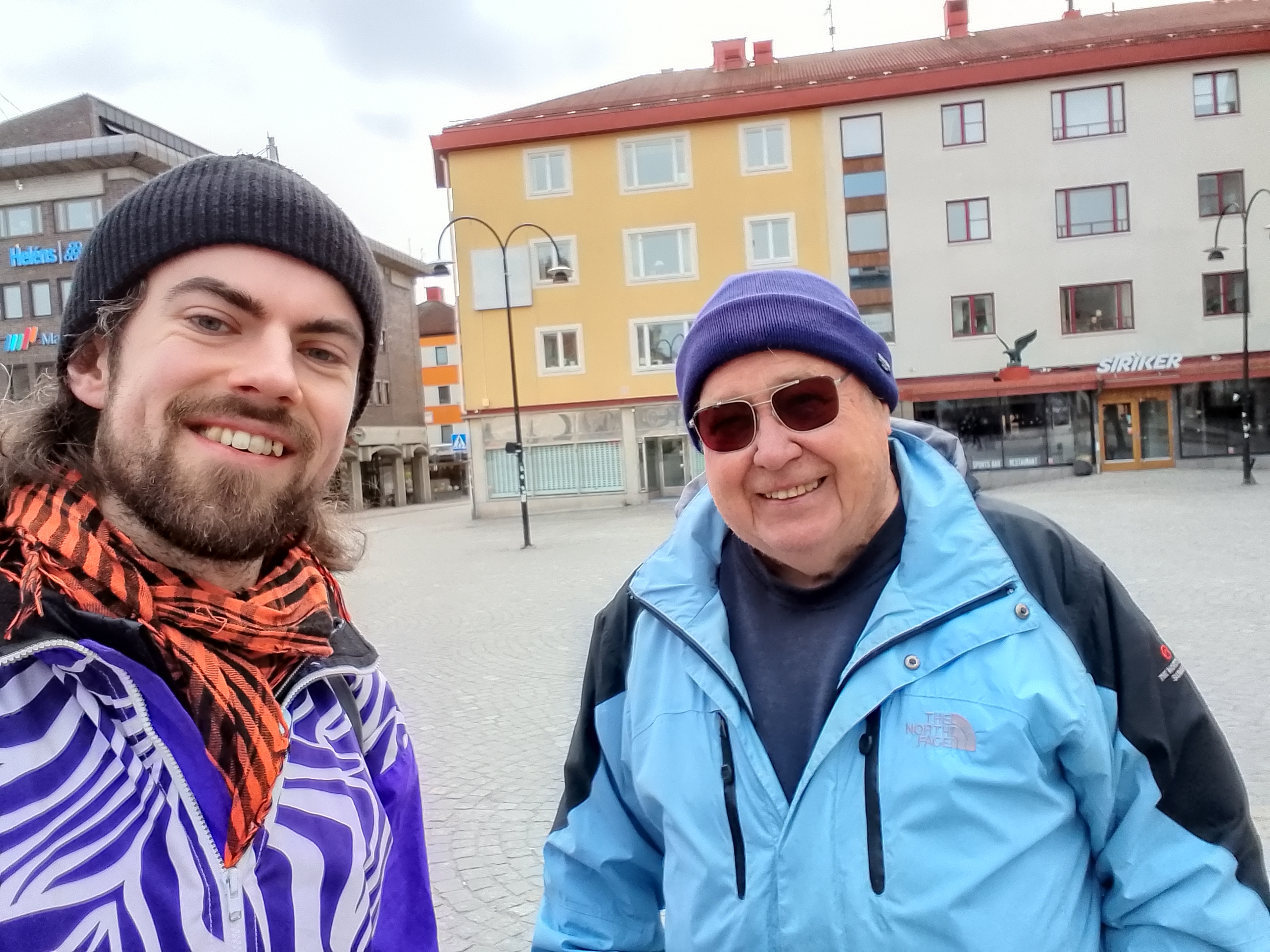 Selfie med Kjell i Övik