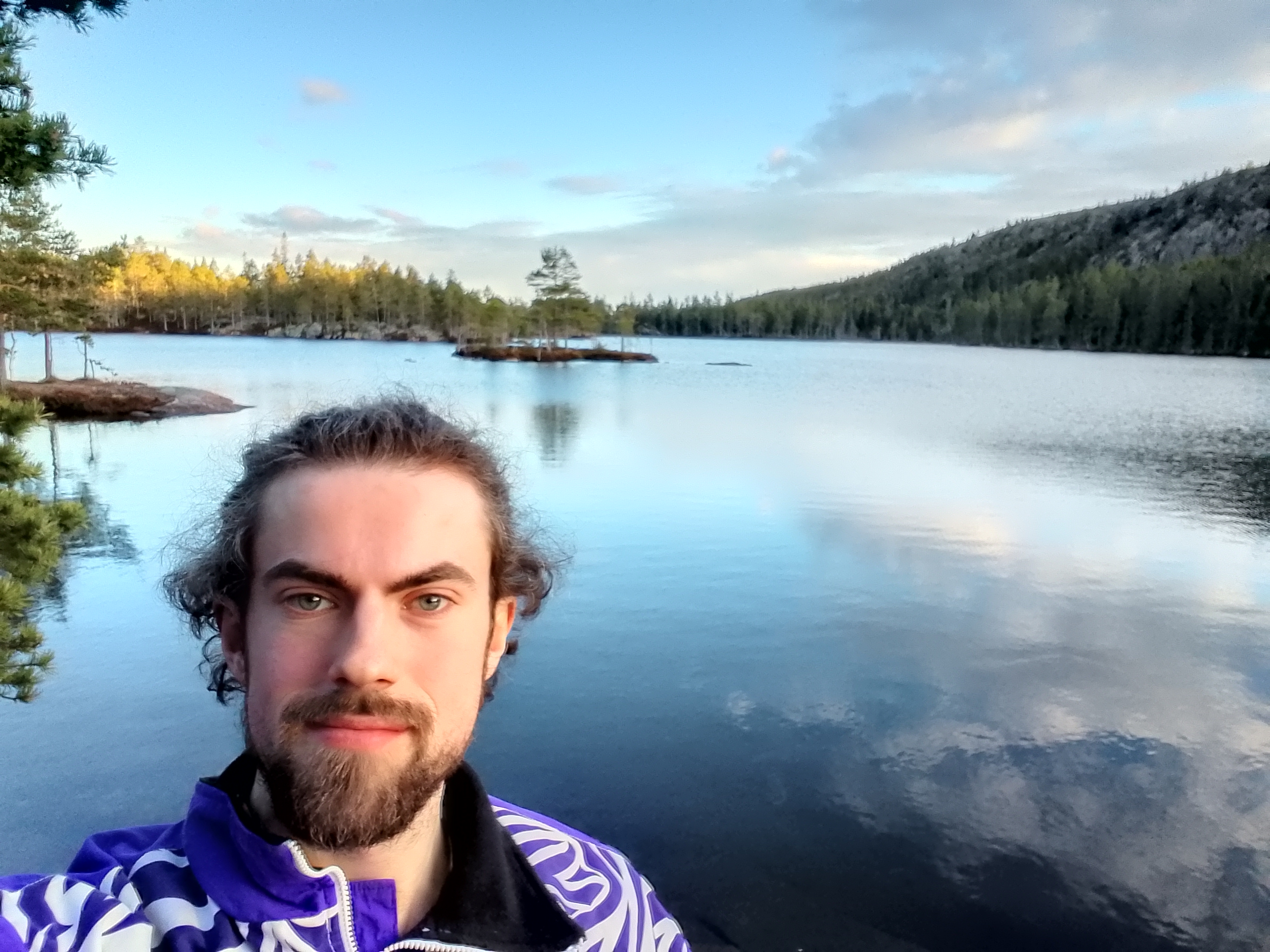 Selfie vid Tarnättvatten