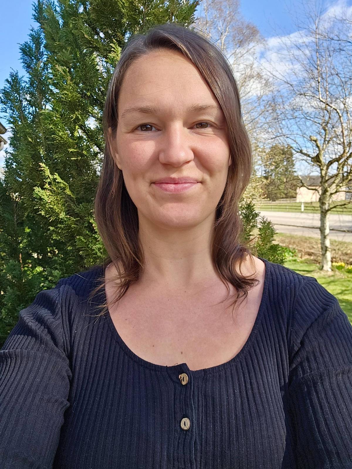 Porträtt på Tina