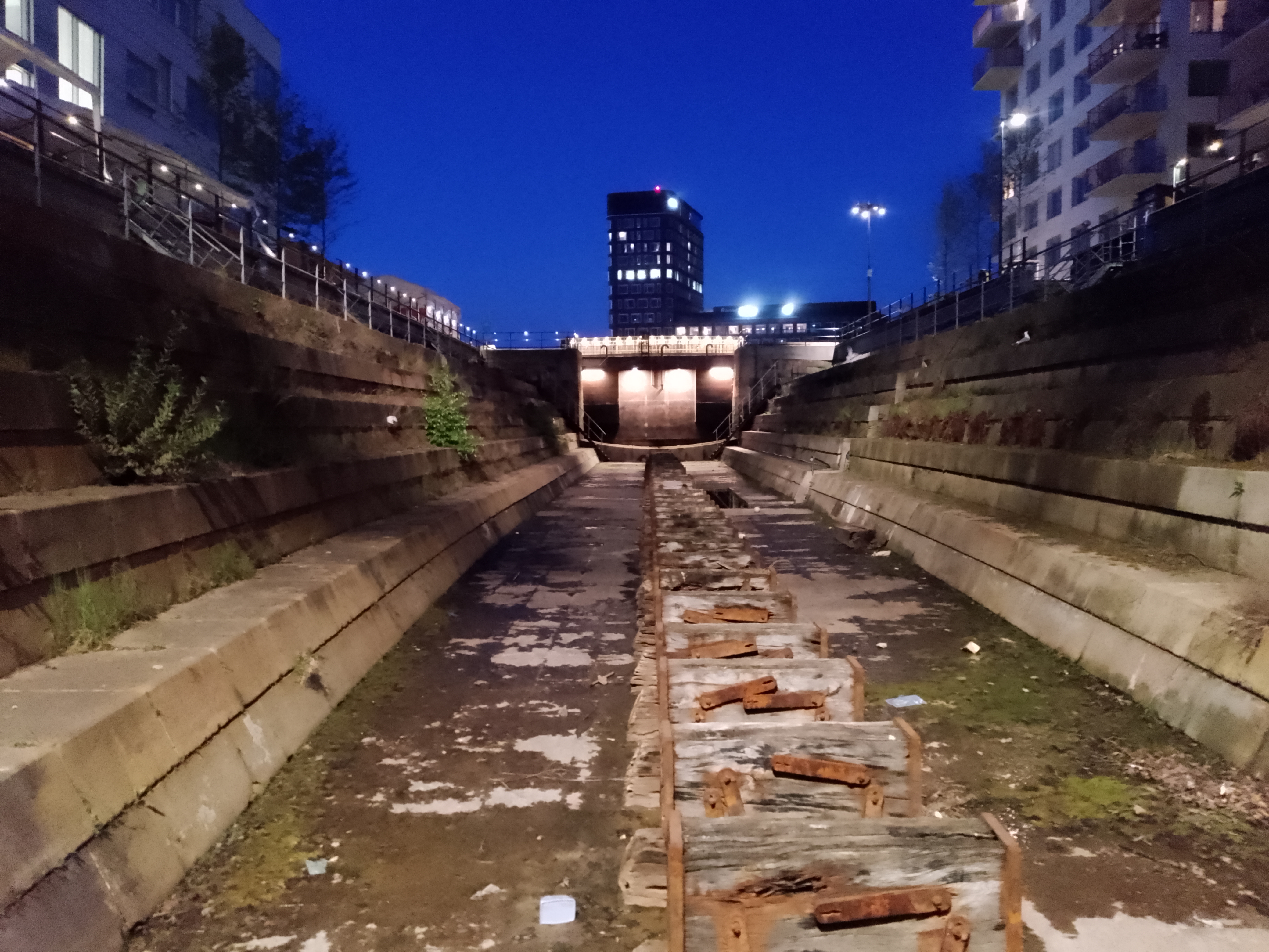 Stara winda dla łodźi podwodnych w Malmö
